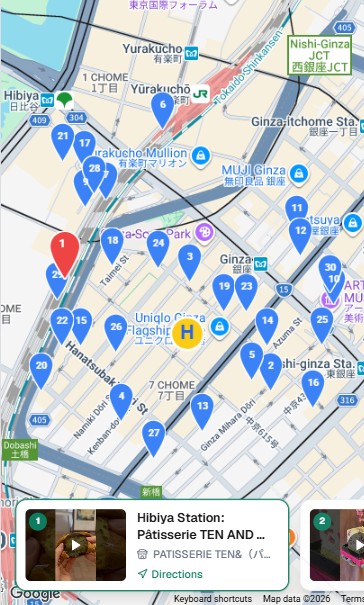 StayView mobile map with curated local spots
